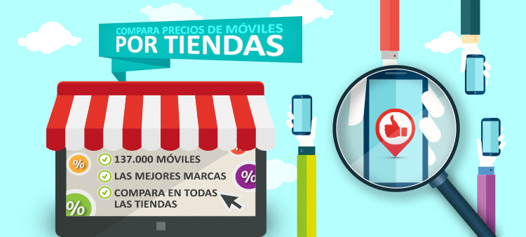 Compara precios de móviles por tiendas